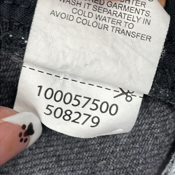 Garage Denim Mom Jeans High Rise Washed Faded Black Sz 5 27 - Picture 11 of 11